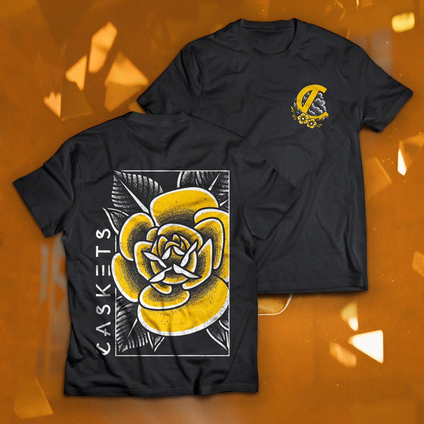 Oversized Yellow Rose T-shirt